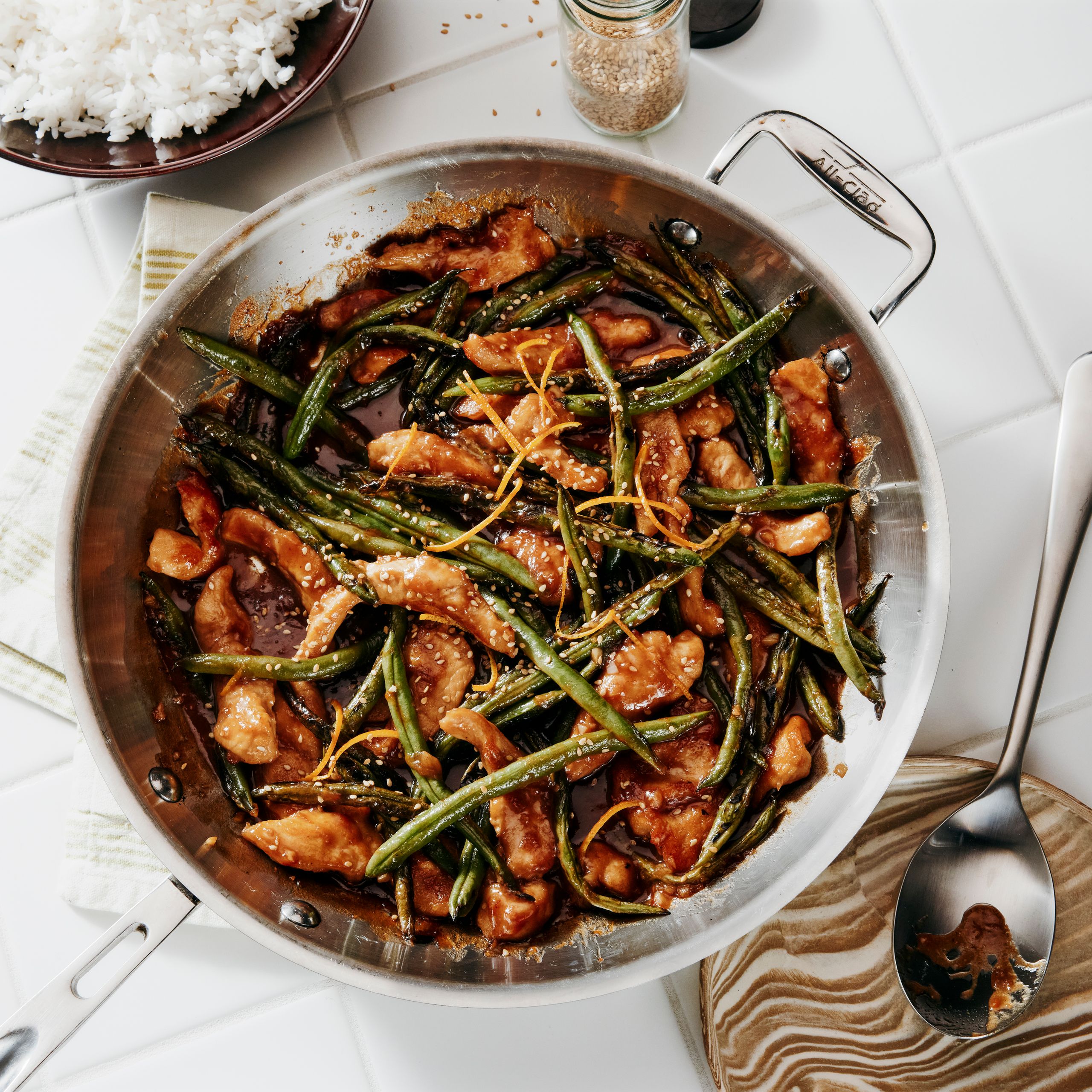Sweet-and-Sour Cranberry Chicken Stir-Fry