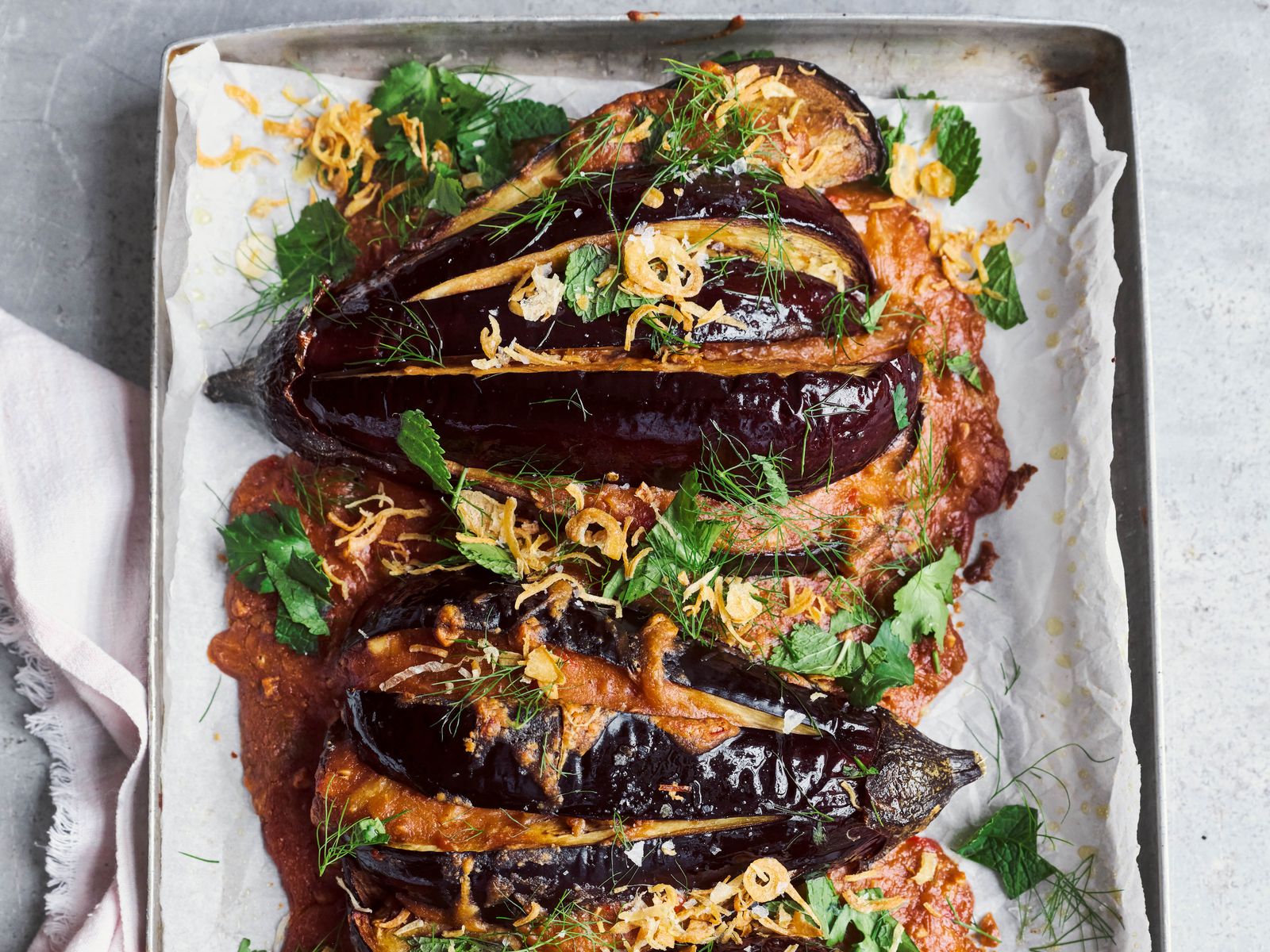 Eggplant Roasted in Satay Sauce