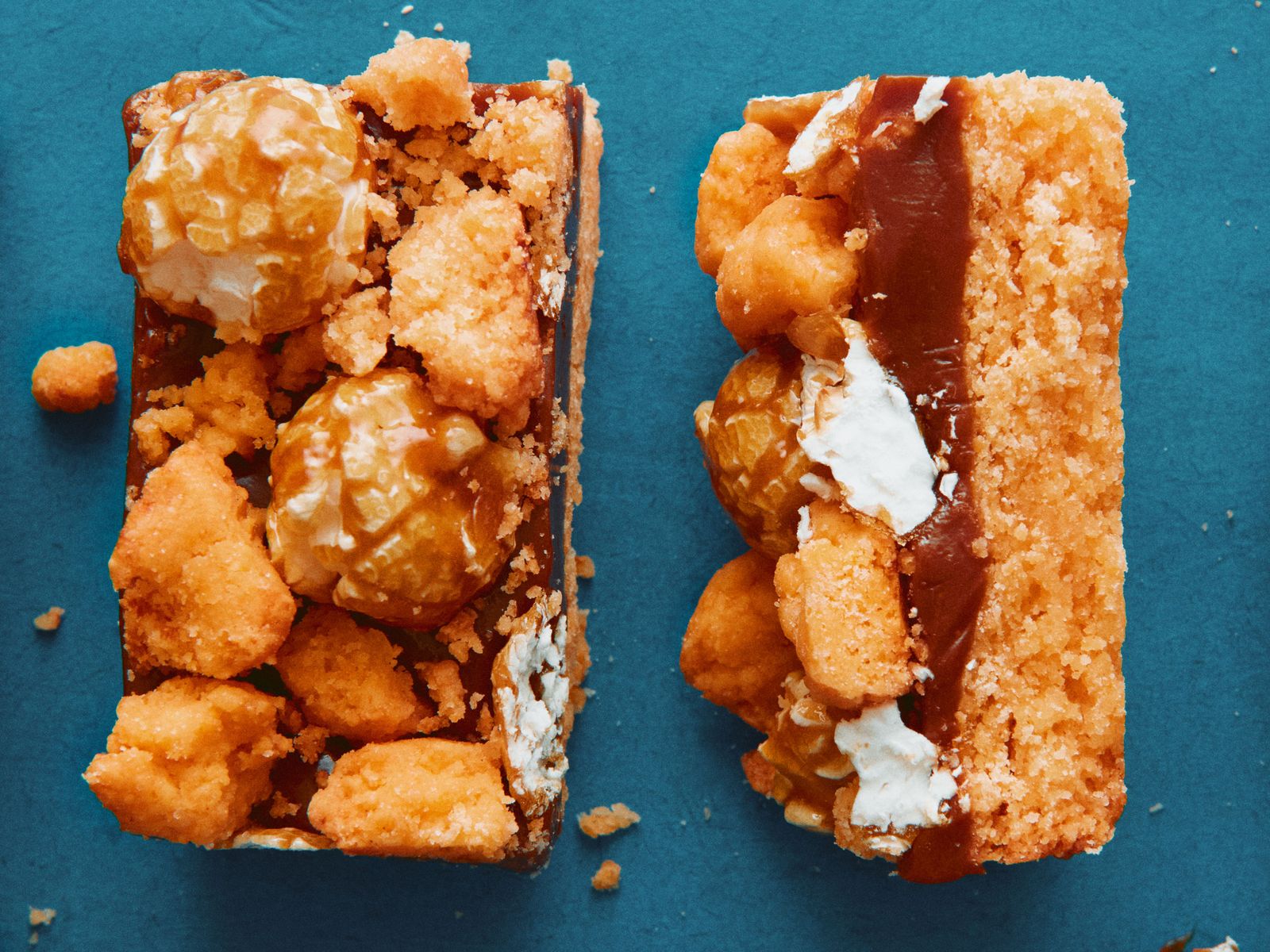 Cheddar Caramel Slices