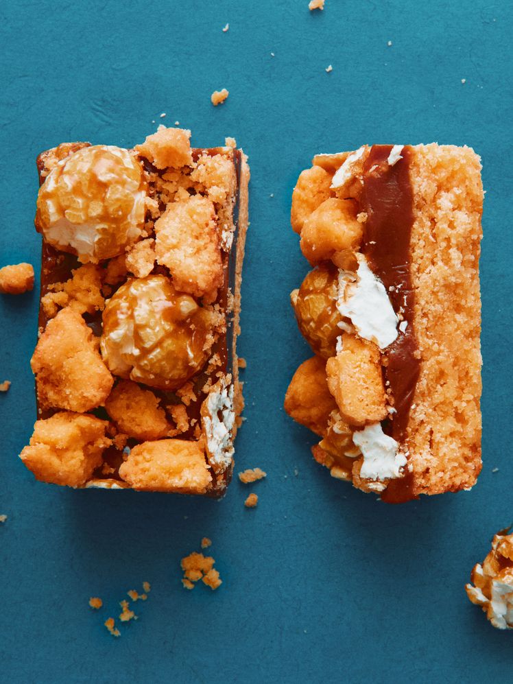 Cheddar Caramel Slices