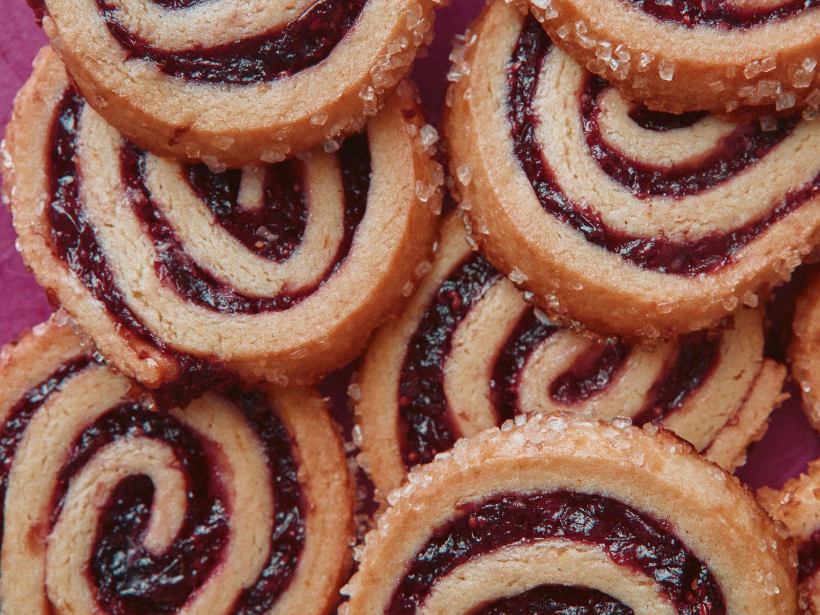 Cranberry-Wine Swirl Cookies
