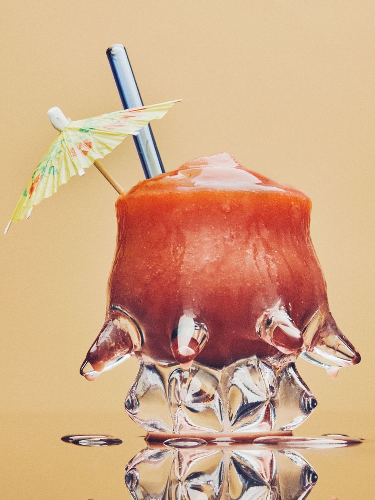 The Iciest Strawberry Daiquiri