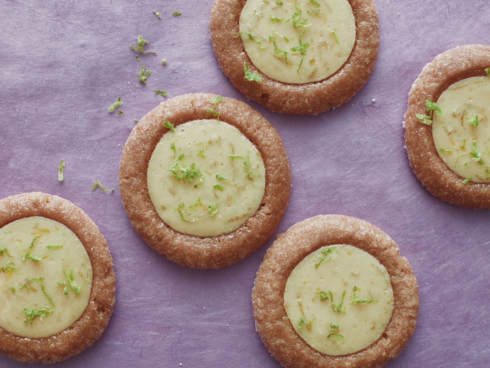 Key Lime Pie Thumbprint Cookies