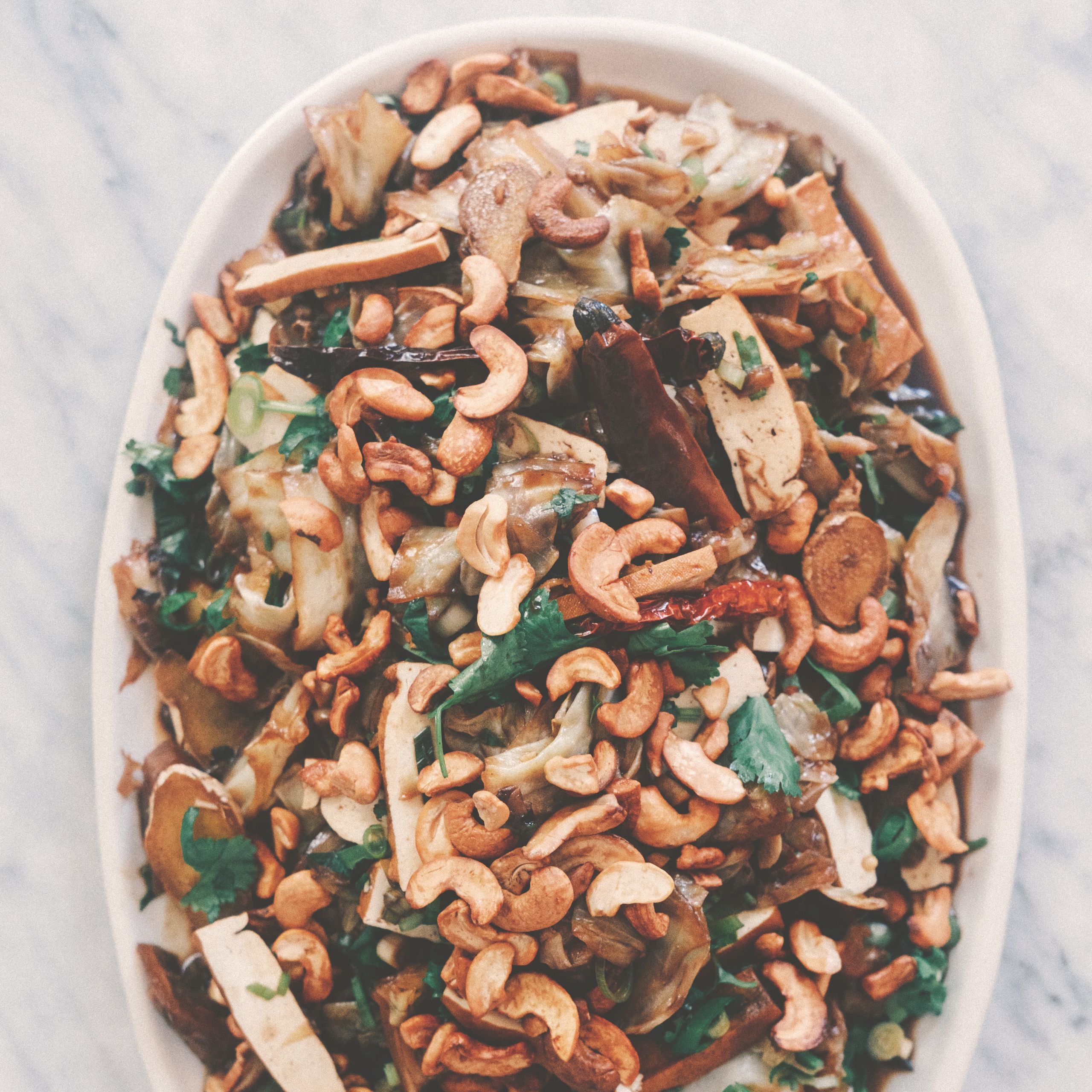 Kung Pao Cabbage With Tofu