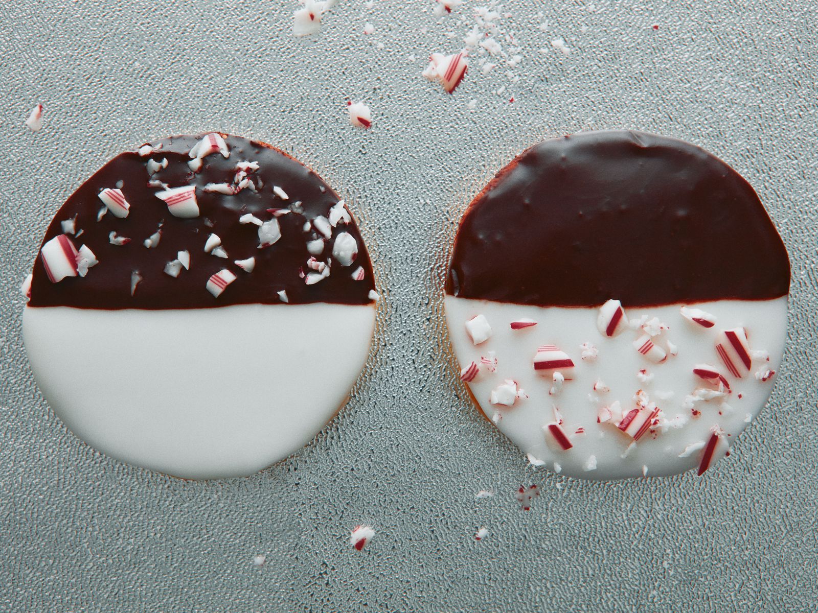 Peppermint Black-and-White Cookies