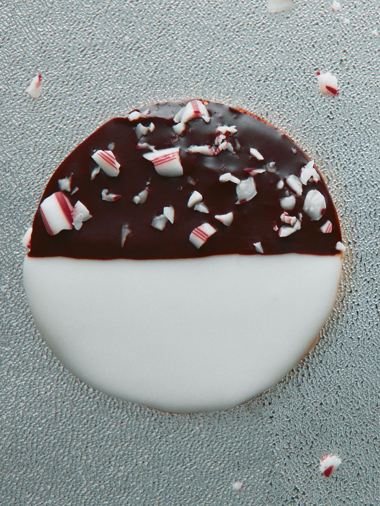 Peppermint Black-and-White Cookies