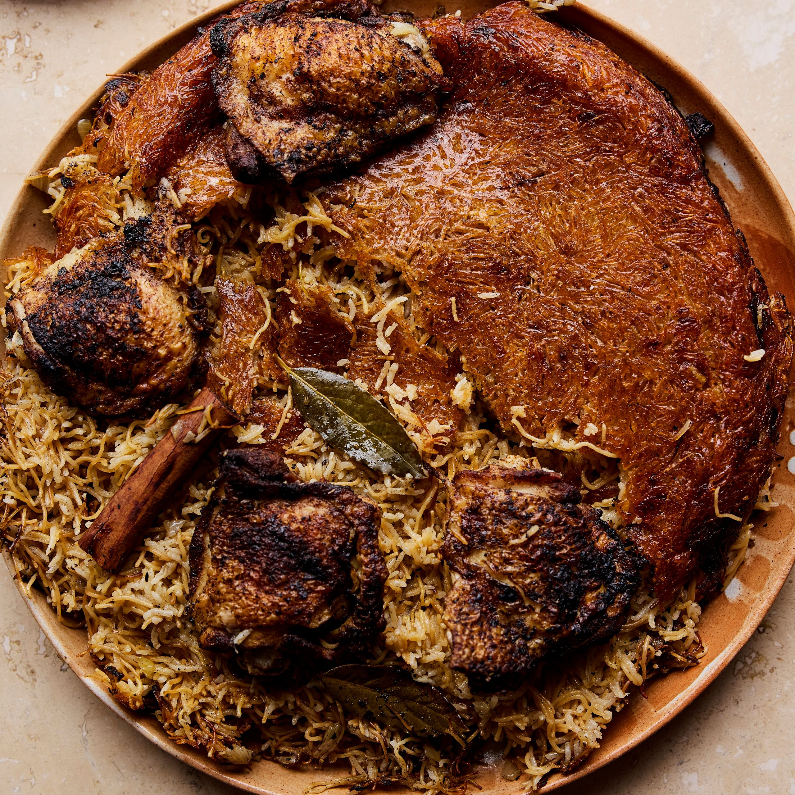 Vermicelli Chicken and Rice With Cardamom and Cinnamon